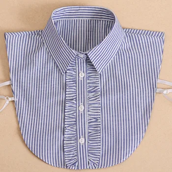 

Fashion Heavy bird embroidery necklace vest blouse false Collar neck Women Detachable New ladies wild striped lace decoration