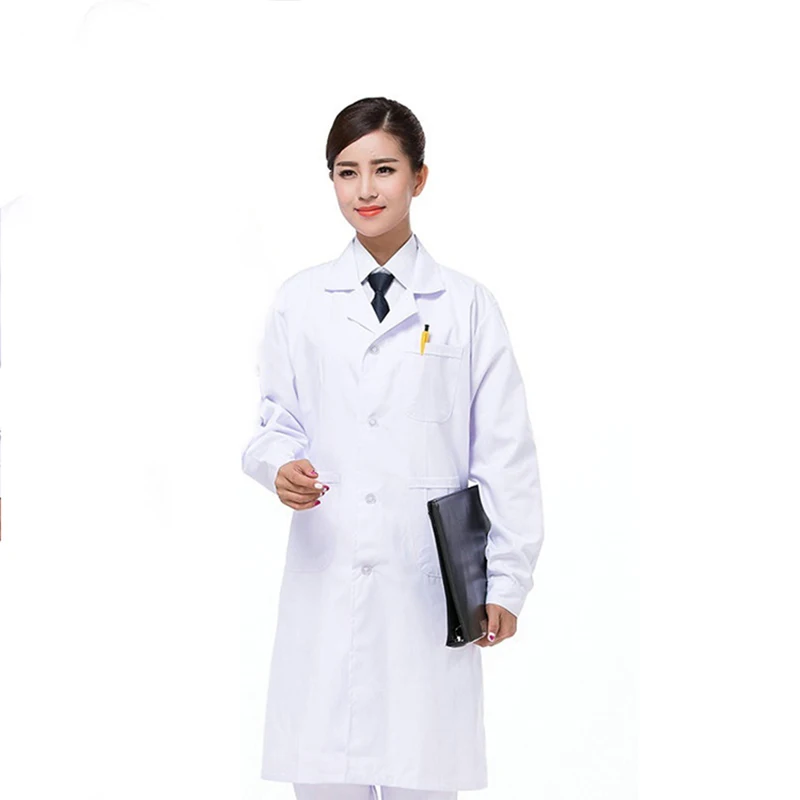 Лабораторный халат спецодежда медицинская больницы белый платья для женщин и мужчин пальто стоматолог д