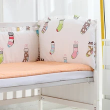 Промо-акция! 6/7 шт. детские матрасы для детской кроватки Подушка Хлопок Постельное белье пододеяльник