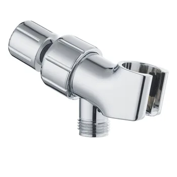 

Shower Head Holder with two-way Water Diverter handheld shower head bracket chrome plated ABS shower holder Fixture Support-Hold