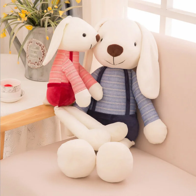 Lovely Rabbit Bunny Plush Doll Toys Baby Soft  Bunnies Toy Long Ear Rabbit Hare dolls Cushion Stuffed Animals Dolls Juguetes Toy (4)