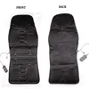 Heated Back Massage Seat For Car Home Office Heat Vibrate Cushion Back Neck Massage Chair For Relaxation 3