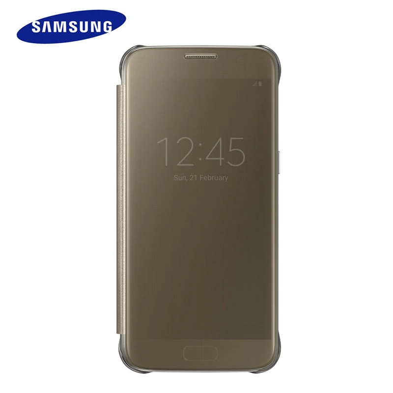 100 original samsung galaxy s7 mirror clear view window flip cover smart wallet phone 100 original samsung galaxy s7 mirror clear view window flip cover smart wallet phone