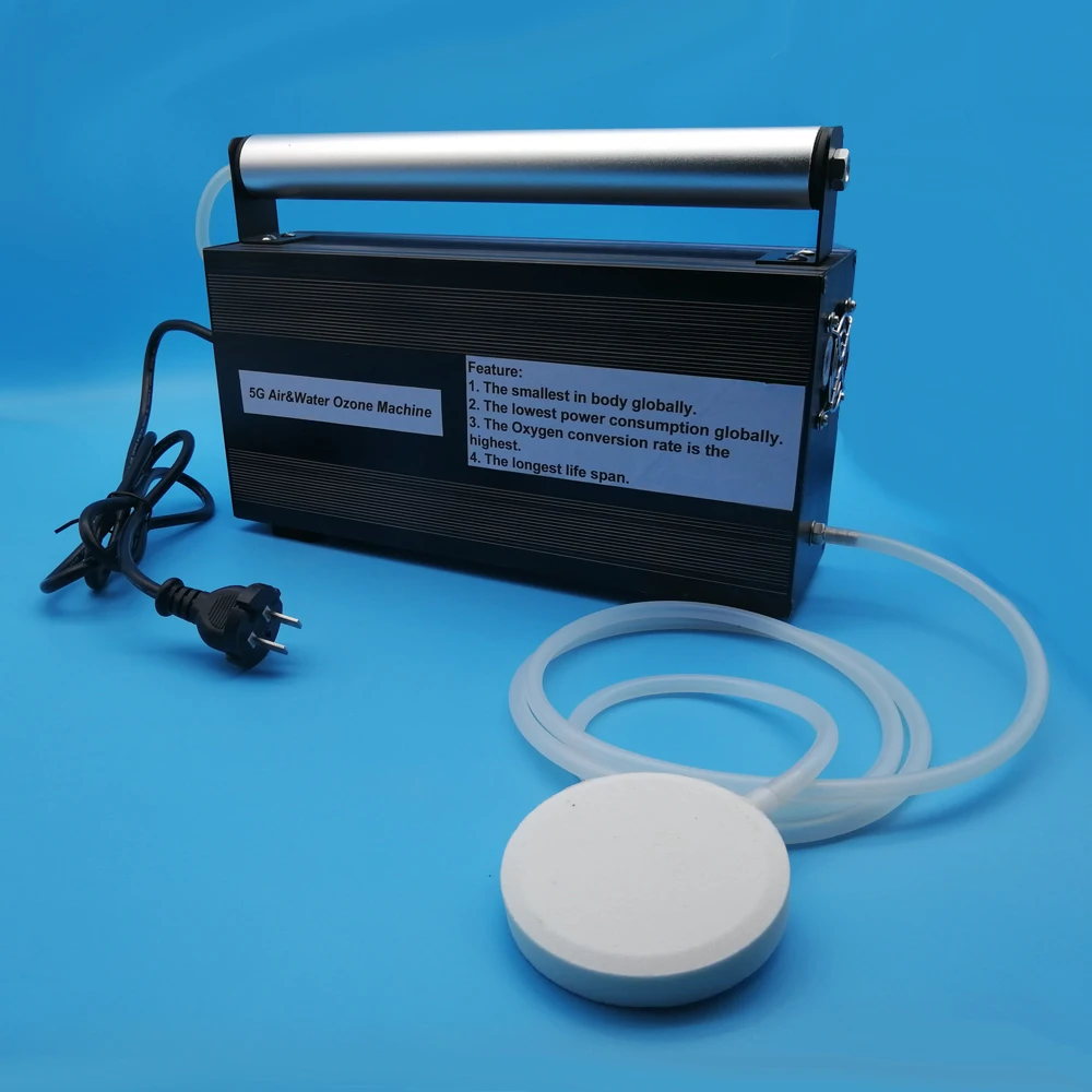 

Portable 5G Ozone Machine Ozone Air Water Sterilizer with Built-in PSA Filter Pure Ozonator Disinfector Deodorizer Purifier