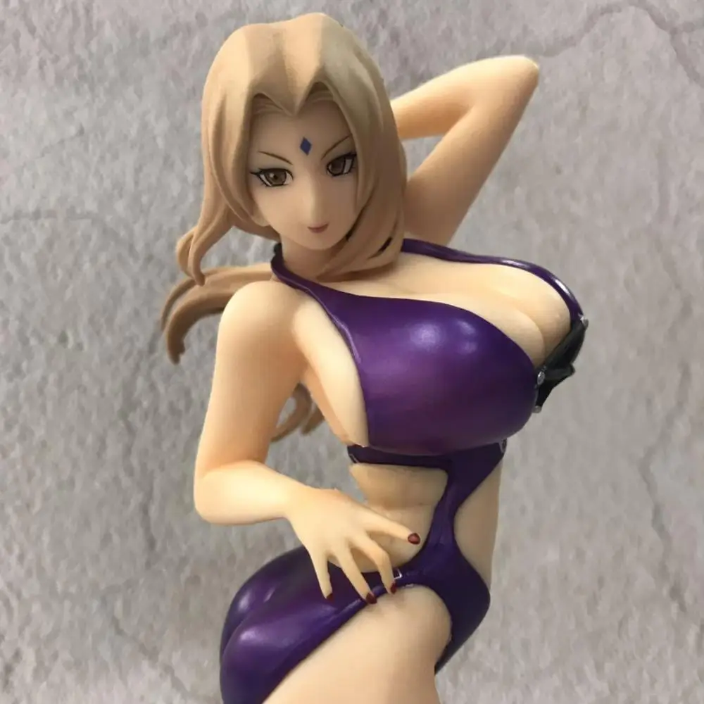 

Naruto Figures Tsunade Sexy Swimsuit PVC Action Figure Model Toys 21cm Free Shipping