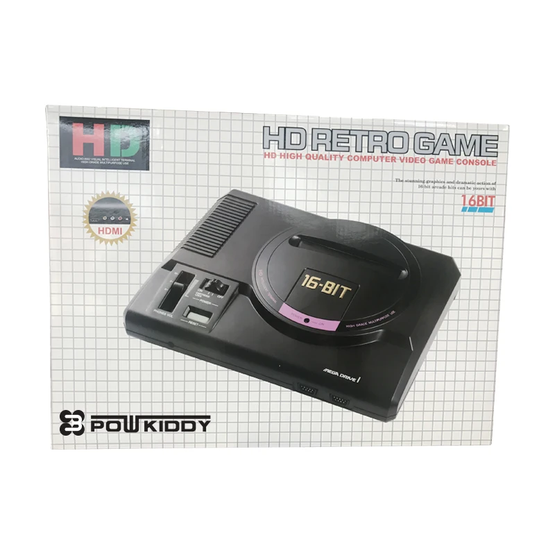 Беспроводная HDMI AV версия для sega 16 бит ТВ игровая консоль megadrive с бесплатным 25