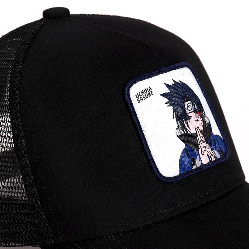 Наруто Новый бренд UCHIHA SASUKE аниме Snapback кепка хлопок Бейсболка Мужчины Женщины Хип