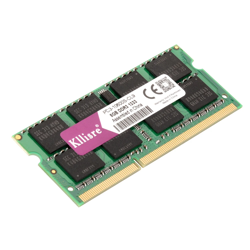 Kllisre DDR3L DDR3 8 Гб 1333 1600 ноутбук ОЗУ 1,35 в 1,5 в ноутбук памяти sodimm