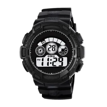 

HONHX Top Luxury Sports Watch Men Analog Digital Military Silicone Army Sport LED Waterproof Wrist Watches Clock Relogio #Zer