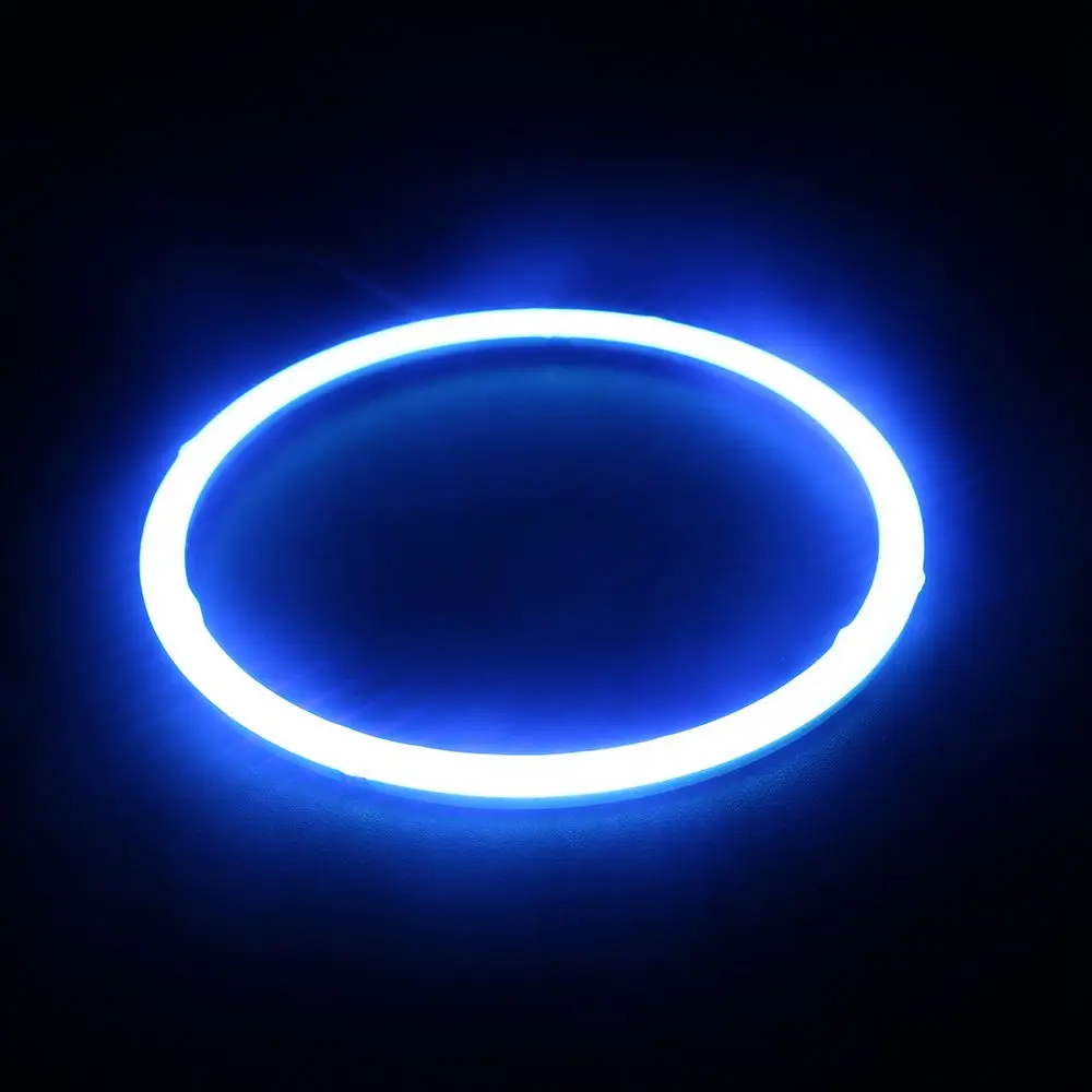 2 шт. (1 пара) COB Angel Eye Авто кольца с ореолом 70 мм 12 В 24 фара 60 SMD Автомобильные