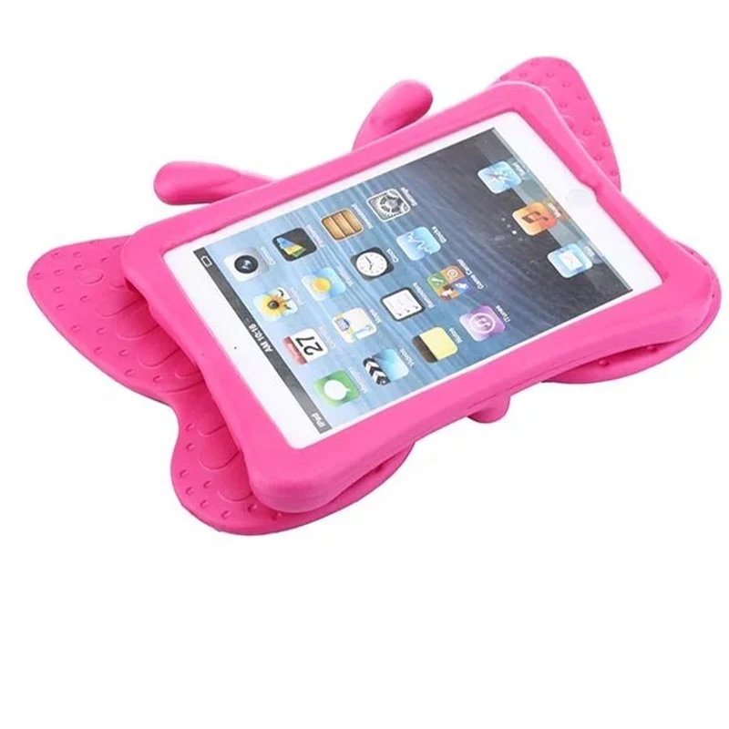 Детский безопасный чехол для iPad mini 1 2 3 4 3D мультяшный Бабочка Стенд