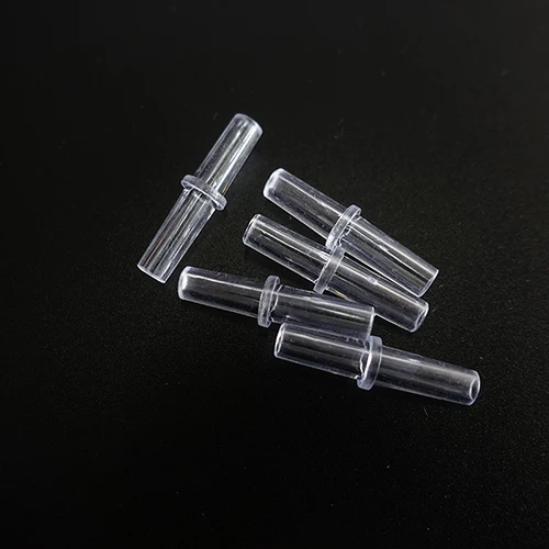 Transparent straight 5Pcs 2-Way-3-сторонний выход Пластик аквариума свет Воздушный трубопровод насоса трубные соединения разъемы воздушный насос аксессуары к направляющей трубе - Цвет: Transparent straight