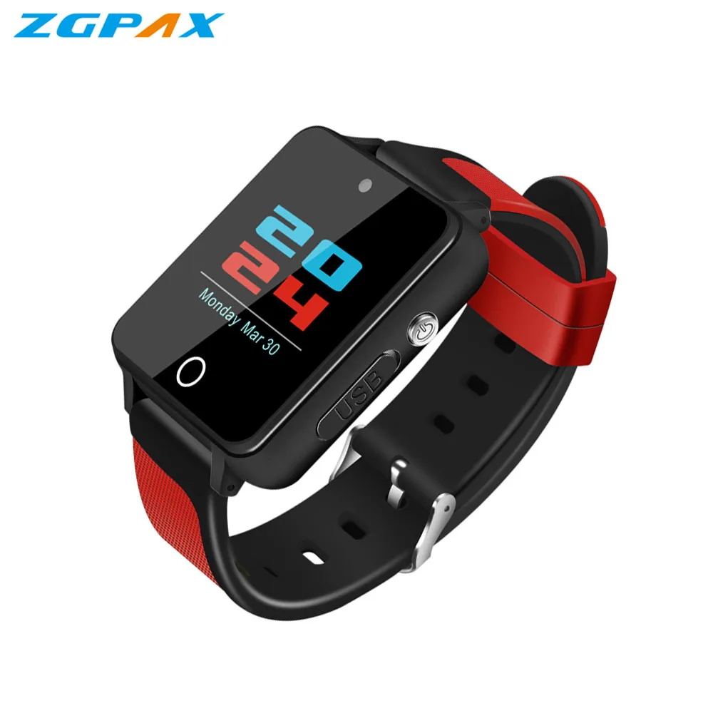 ZGPAX Смарт часы S9 MTK6580 Android 5 1 четырехъядерный Гб + 16 ГБ gps WiFi Bluetooth 4 0 SmartWatch телефон PK H1