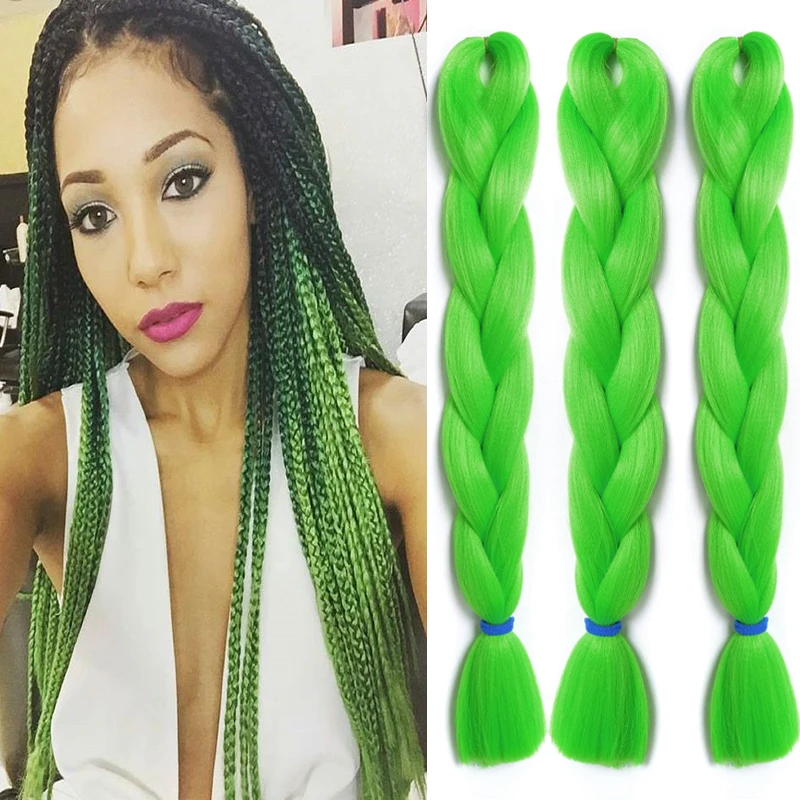 jumbo hair extensiones de pelo kanekalon braids synthetic hair