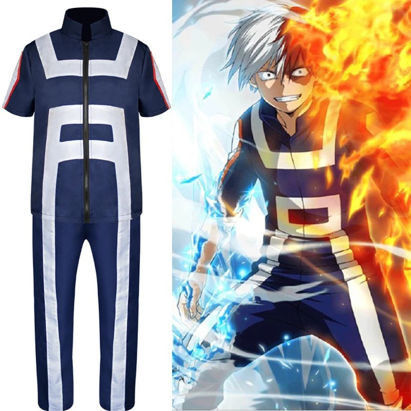 Моя геройская Академия Boku no Hero моя OCHACO URARAKA Midoriya Izuku Bakugou Iida School спортивный костюм