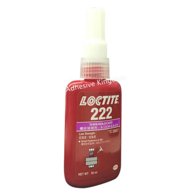 2Pcs 50ml Loctite 222 thread locking low intensity anaerobic thread