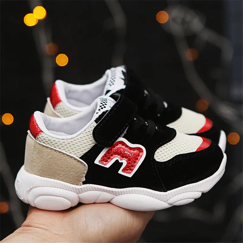 

2019 New Spring Kids Mesh Breathable Sport Shoes Fashion Boys Girls Casual Shoes Non-slip Soft Children Shoes