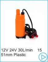 1100GPH mini boat bilge pump 12v bilge pump 12 v 24v dc 10A submerse kayak rule water electric 1100 gph volt garden rinse Wash