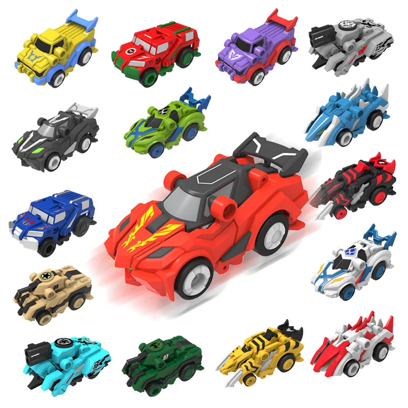 Игрушечный автомобиль трансформер из ПВХ для мальчиков|Игровые фигурки и