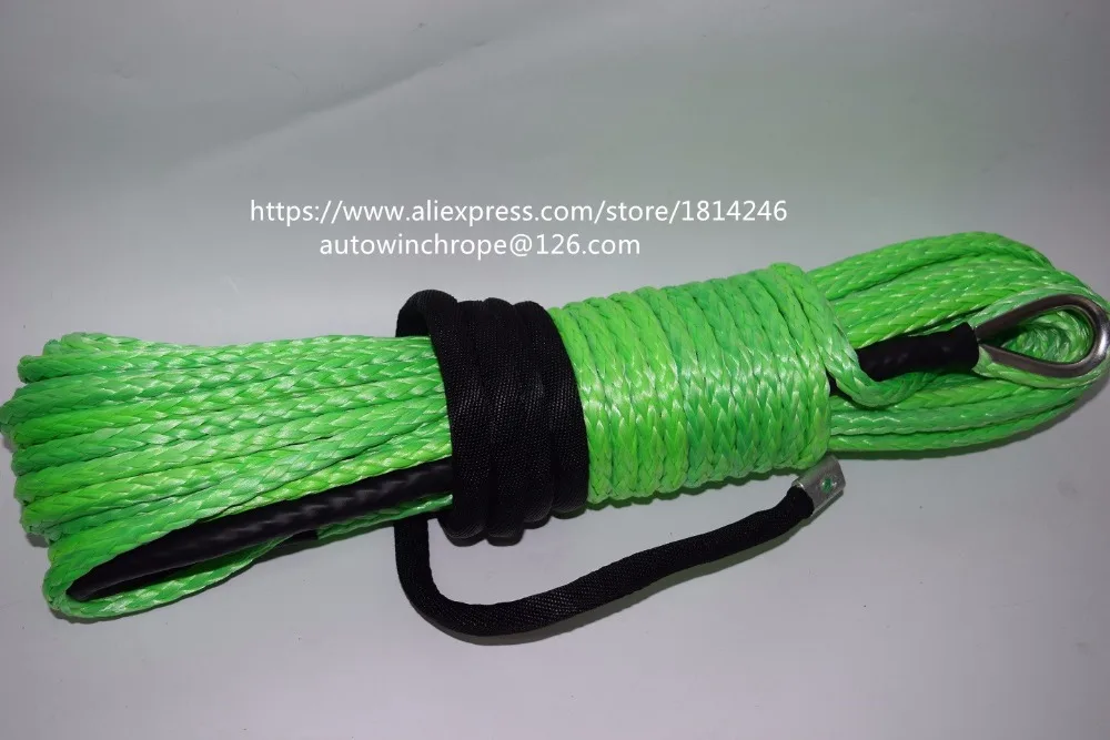 شحن مجاني الأخضر 8 ملليمتر * 30 متر حبل البلازما ، off road حبل ، المغلفة ونش كابل ، الاصطناعية ونش كابل