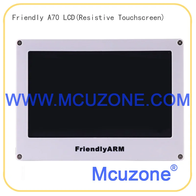 

A70 7" TFT LCD 800*480 with touchscreen, for MINI2440 MICRO2440 MINI2451 TINY2451 MINI6410 SMART210 TINY2416 FriendlyARM