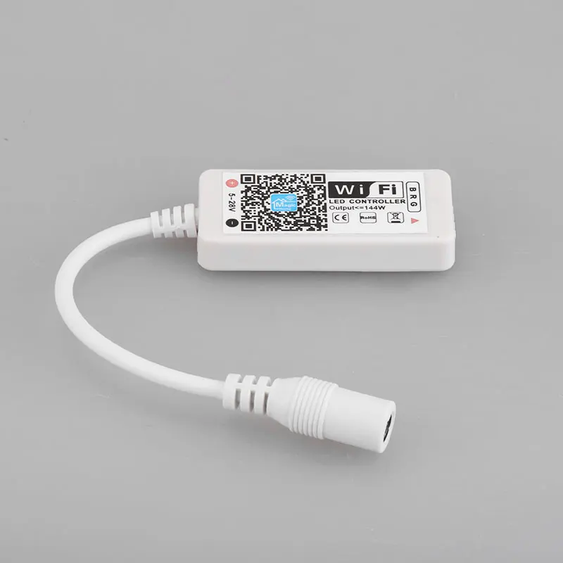 mini Wifi RGB strip light controller with music control and voice control compatible with Google home & Amazon Alexa, smart APP