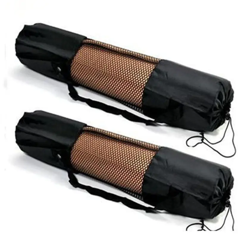 

New Arrival Yoga Mat Bag Fitness Adjustable Strap Exercise Carrier Nylon Mesh Center Storage Bage