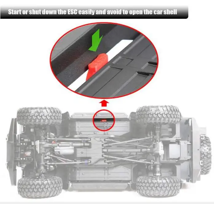 ESC easy start Trigger power switch (3)
