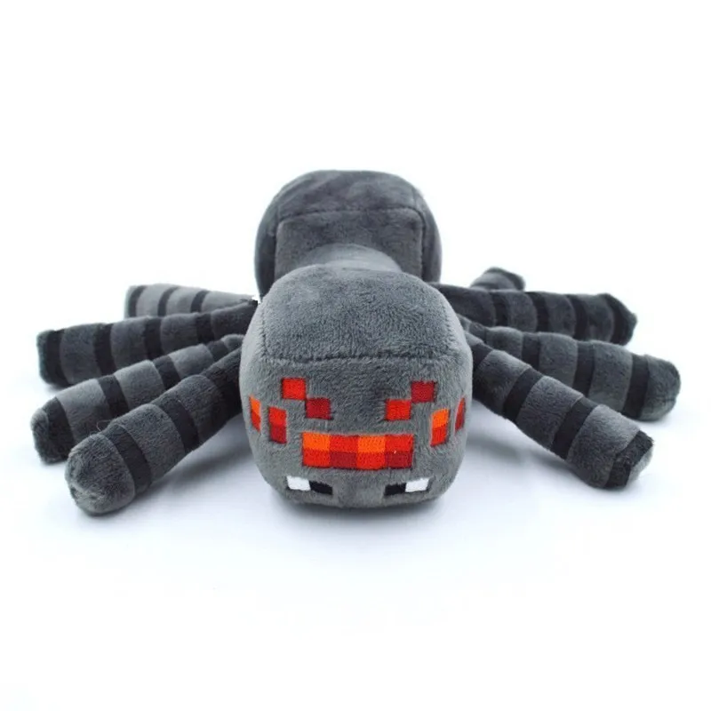 SHANG JI X High Quality Cartoon Animals Pig Wolf Spider Chick Stuffed Toys Minecraft Plush Toys For Kids Factory Price SHANG JI X High Quality Cartoon Animals Pig Wolf Spider Chick Stuffed Toys Minecraft Plush Toys For Kids Factory Price