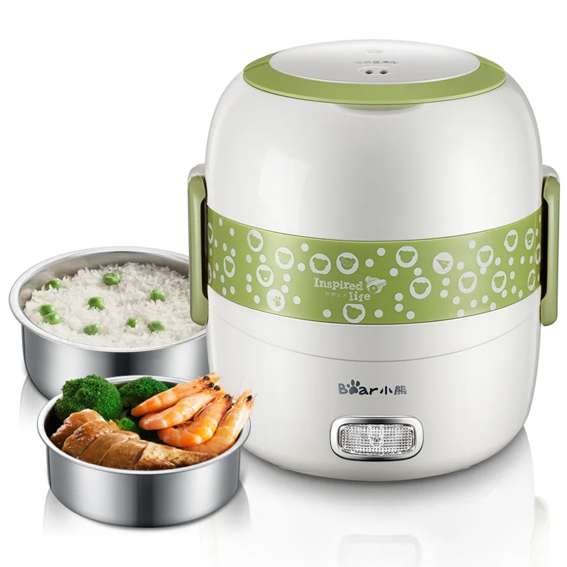 

Vacuum Preservation Electric Lunch Box Double Layer Plug-in Heating Insulation Mini Steamed Rice Cooker Hot Rice Cooker