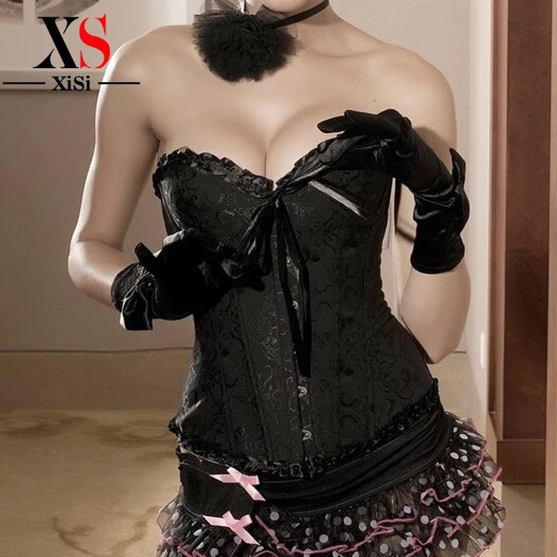 steampunk clothing plus size halloween costumes women bustier corset steampunk plus size