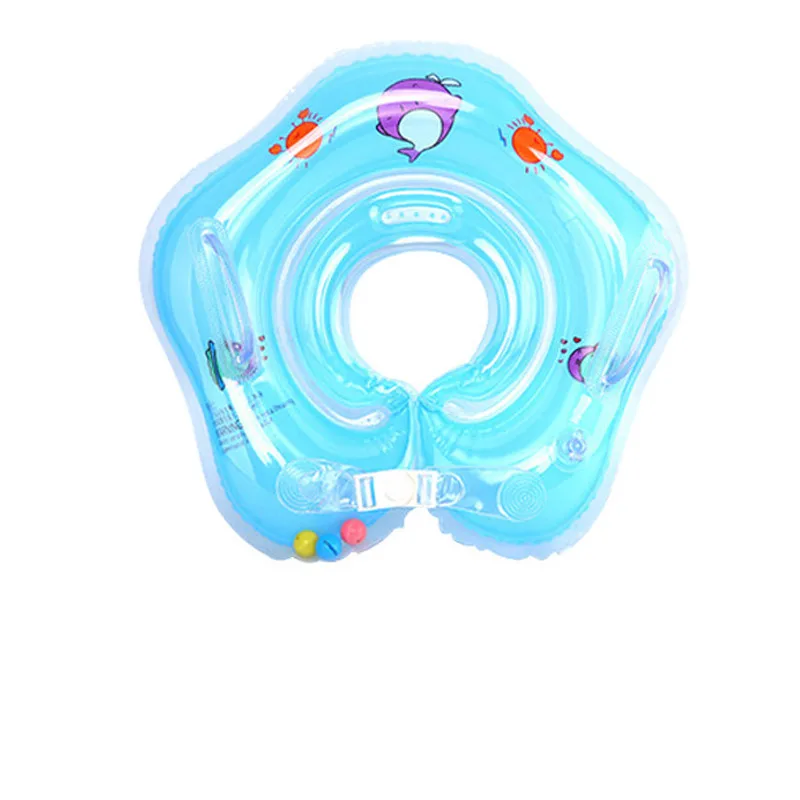 Надувной круг для взрослых надувной круг Плавания детские бассейны детский надувной круг шеи младенца плавательный круг надувная лодка для новорожденных купальный круг безопасности плавательный круг для шеи - Цвет: blue