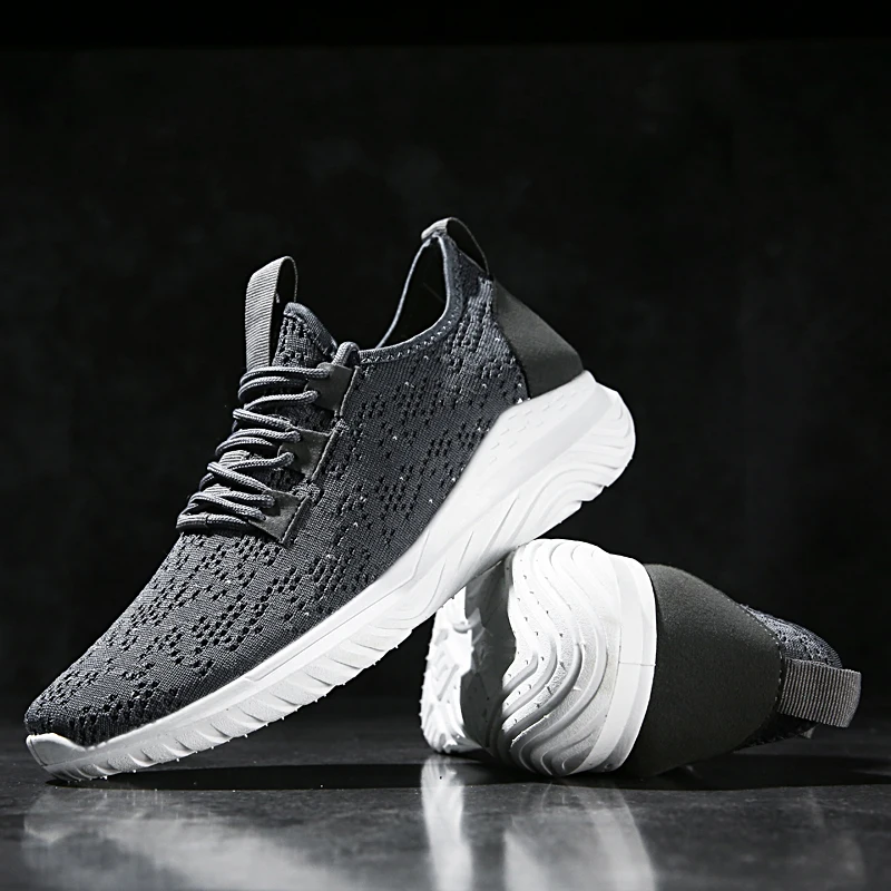

2019 hot sale Male Trainer Breathables Lightweight Casual Shoes spring Autumn Sneakers Men's Shoes Breathable Mesh Casual Shoes