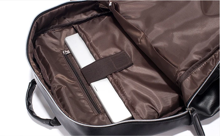 PU 2 способа переноски 14 15 15,4 15,6 дюймов водонепроницаемый ноутбук сумка чехол рюкзак мессенджер портфель для мужчин и женщин