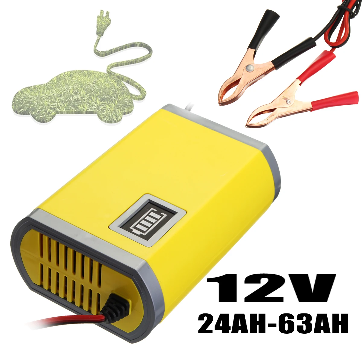 

Portable US Plug Adapter Power Supply 12V 6A Motorcycle Car Auto Battery Charger Intelligent Charging Machine