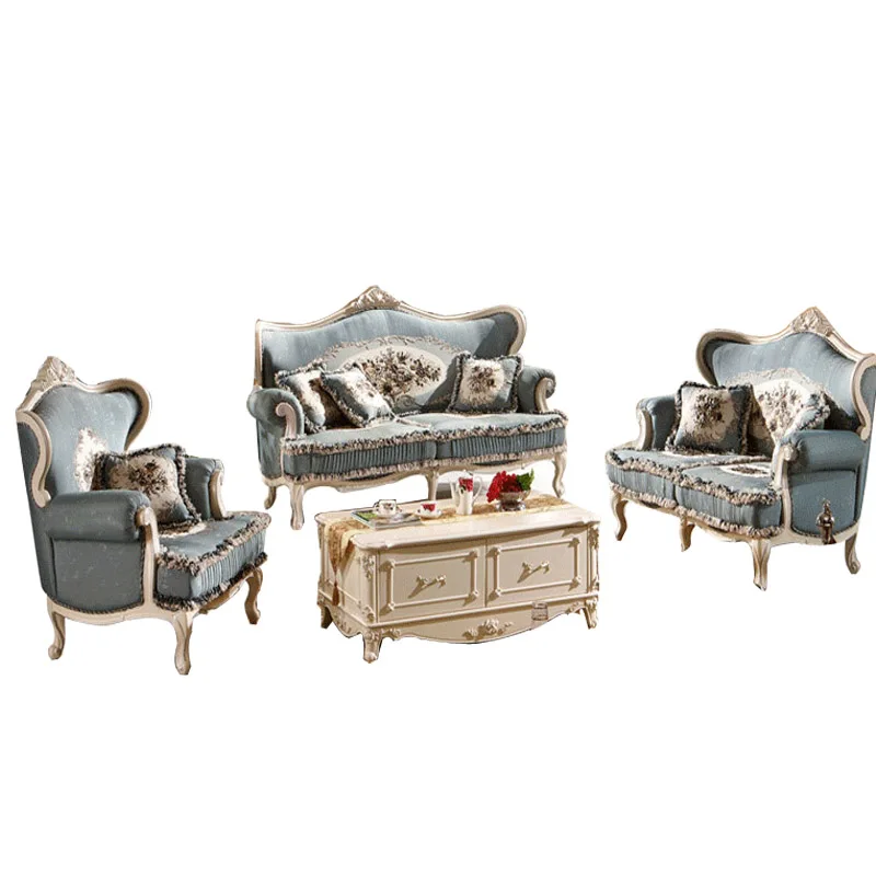 2015 Continental Furniture Sofa combination of low priced French champagne new fabric Sofa-in ...