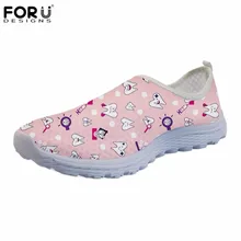FORUDESIGNS Cute Dentist Pattern Women's Sneakers Fashion Slip-on Female Brand Casual Flats Shoes Women Summer Dentista Zapatos FORUDESIGNS Cute Dentist Pattern Women's Sneakers Fashion Slip-on Female Brand Casual Flats Shoes Women Summer Dentista Zapatos