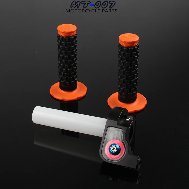 New Pro Taper Grip Handle MX Grip with 1/4 Quick Turn Throttle Dirt Pit