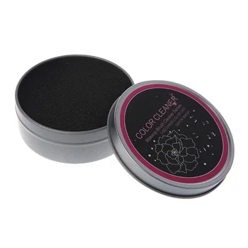 

Color Off Makeup Brush Cleaner Sponge Remover Brushes Cleaning Mat Box Powder Brush Washing Scrubber Clean Makeup Tool Kit