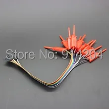 

MICROFLYING 5PCS test hook clip. Logic analyzer test folder For USB Saleae 24M 8CH