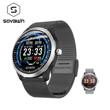 Sovawin SH-N58, умные часы, водонепроницаемые, для мужчин, кровяное давление, спортивные, умные часы, Bluetooth, пульсометр, трекер для Xiaomi, для samsung