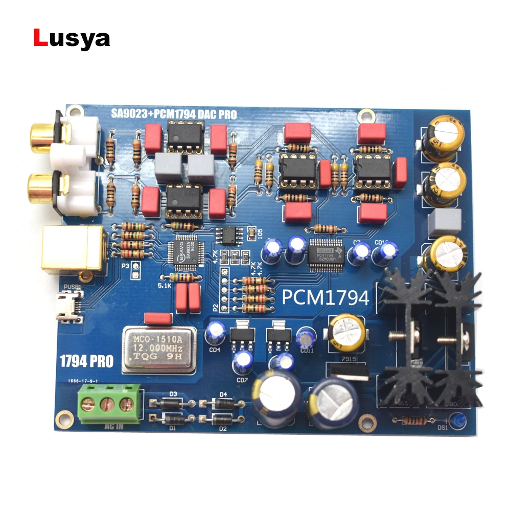 

SA9023 + PCM1794 DAC decoder board USB DAC sound card 5V DIY/finished board B8-004