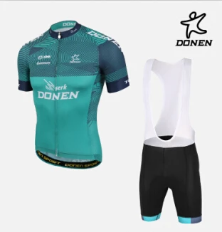 DONEN PRO Team jersey Наборы для мужчин летние велосипедные Джерси велосипедные шорты велотрусы ropa ciclista для мужчин - Цвет: Set