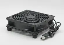 Вентилятор охлаждения маршрутизатора DIY PC Кулер ТВ коробка беспроводной тихий DC 5 V USB мощность 120 мм вентилятор 120×25 мм 12 см W/Винты защитная сетка