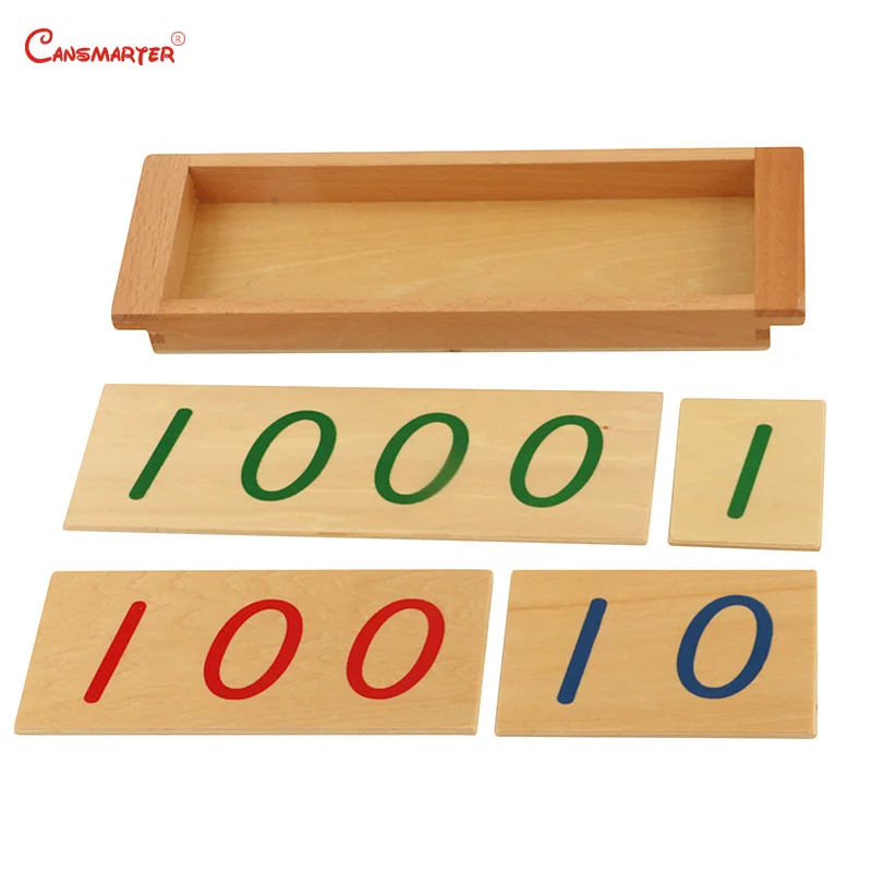 

Educational Toys Maths Introduction to Decimal Symbol With Box Kids Children Students Preschool Montessori Material Wood MA131-4