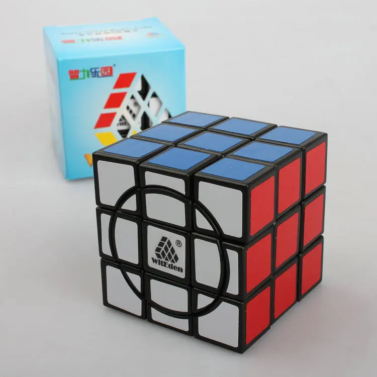 WitEden супер 3x3 Crazy cube черный магический скоростной куб Cubo Magico развивающая игрушка идея подарка - Цвет: Черный