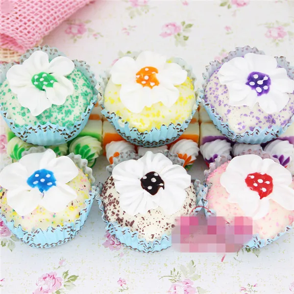 Artificial Cupcake squishy toys 6pcs - 13