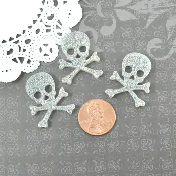 

Acrylic Skull and Crossbone Keychain Blanks,Laser Cut key chains