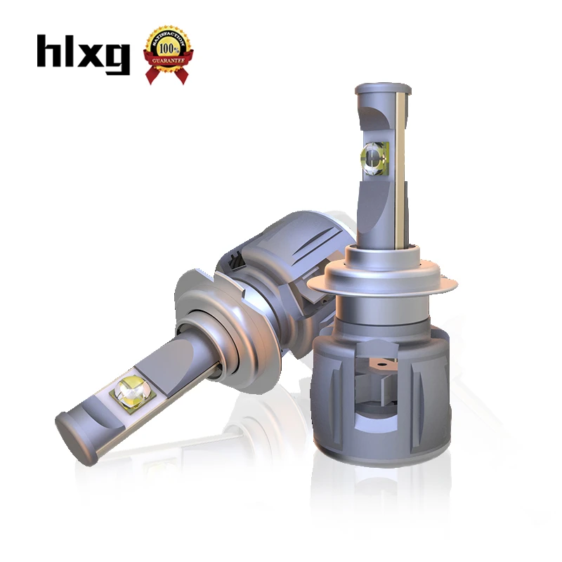 HLXG 2 шт. H7 светодиодный светильник лампы для автомобилей 12000LM 60 Вт ETI 70 4SMD чипы E70 с