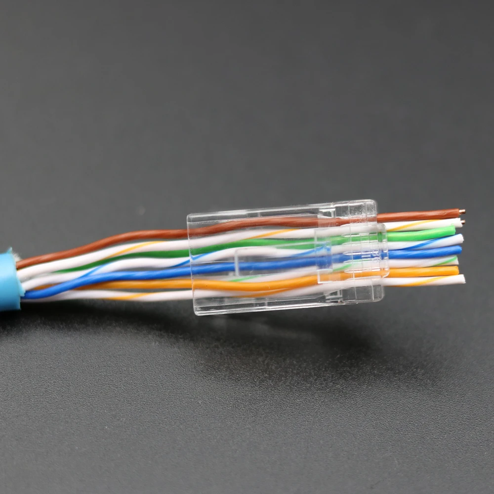 Xintylink EZ rj45 разъем ethernet кабельный разъем cat6 сетевой 8P8C позолоченный неэкранированный модульный utp rj 45 терминалы 100 50 шт